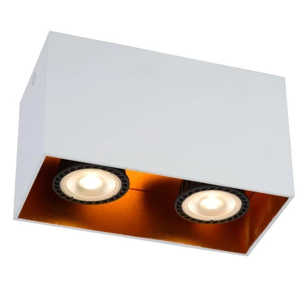 Lucide BIDO - Spot plafond - 2xGU10 - Blanc - détail 1